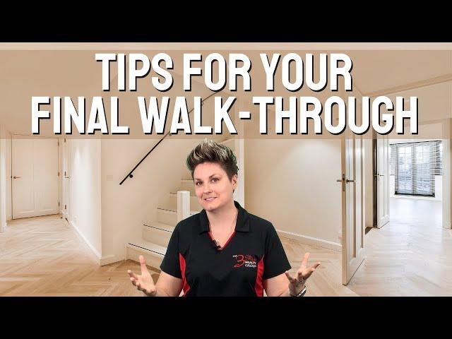 Tips for your Final Walk-Through | Katrina Dew | Episode #094