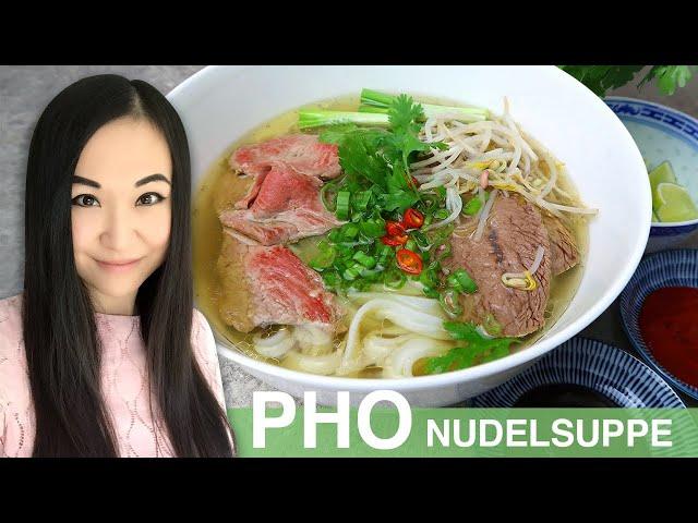 REZEPT: Pho | Vietnamesische Nudelsuppe mit Rindfleisch und Reisnudeln | Pho Bo selber machen