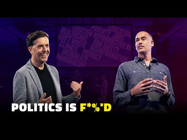 Ed Helms & RepresentUs CEO Josh Graham Lynn name the root cause of political dysfunction in America