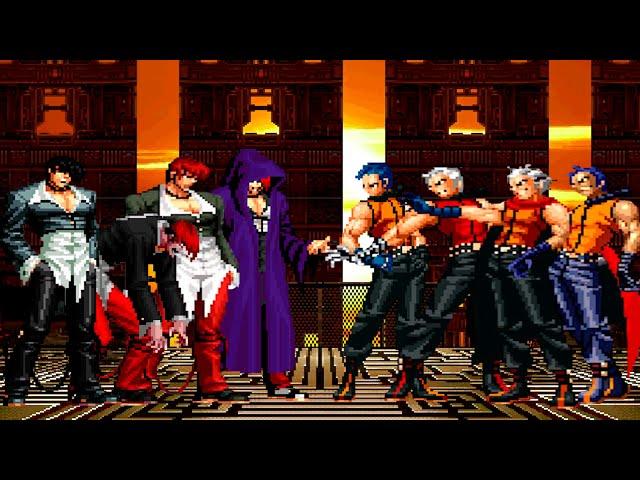 [KOF Mugen] Iori Yagami Team vs K9999 Team