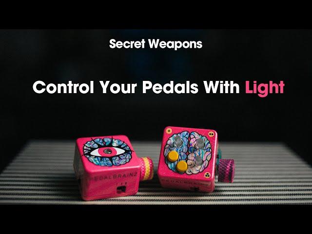 FASCINATING Light Controlled Expression - Pedal Brainz Left Brain and Third Eye | Secret Weapons