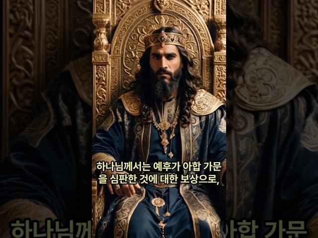왕이 된 예후  #성경이야기 #아합왕 #하나님의계획 #하나님의심판 #하나님의도구 #예후 #믿음 #말씀의성취