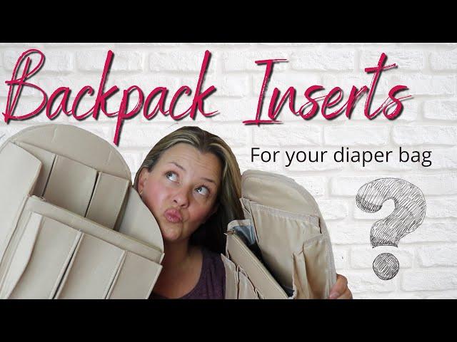 Backpack Organizer & Insert Review | What’s In My Diaper Backpack | Diaper Bag Pack With Me