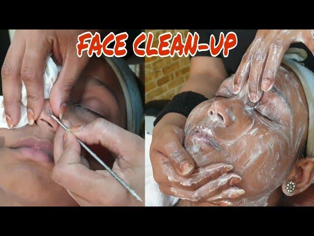 FACE CLEAN-UP For Relaxing face muscle |Removal of taning and blackheads..