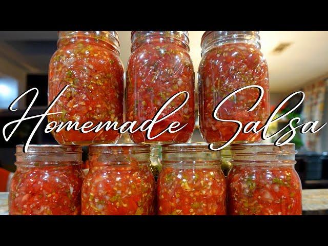 Homemade SALSA + Canning tips