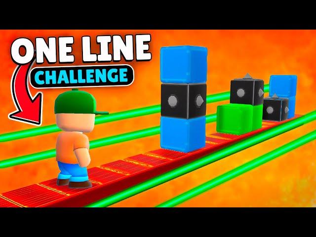 ONE LINE CHALLENGE in Stumble Guys!