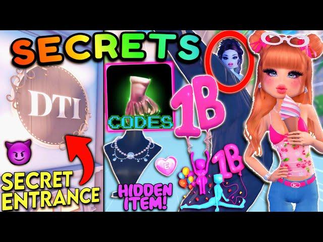 SECRETS In The Dress To Impress SUMMER UPDATE! *Codes, Hidden Items & Locations!* | ROBLOX