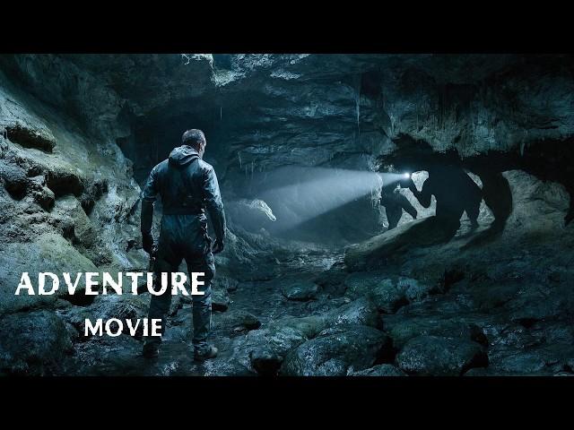 A group of strangers are hiding from prehistoric monsters / Adventure Horror Movie in English