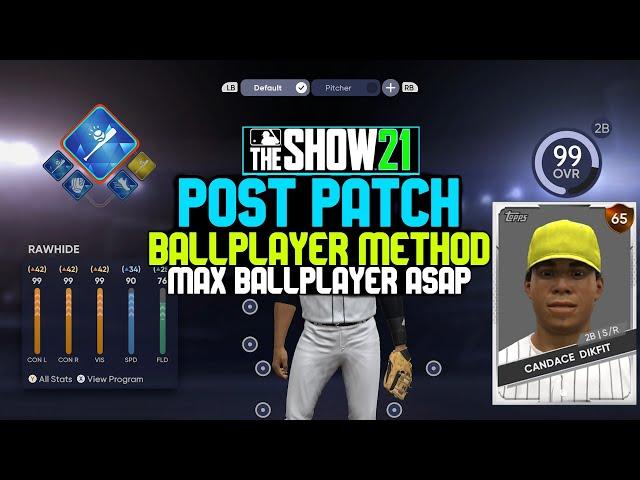 *New POST PATCH* Fastest Way To Max Ballplayer! XP Glitch/Method! MLB The Show 21