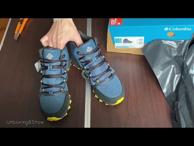 Unboxing Mens trekking shoes Columbia Peakfreak II Mid Outdry