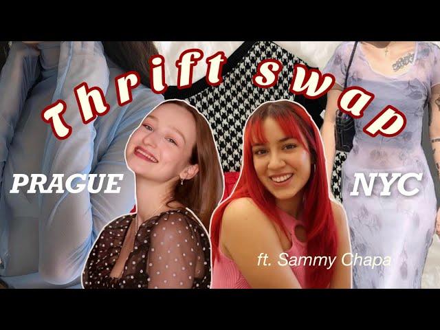 THRIFT SWAP!! ft. Sammy Chapa | NYC to Prague