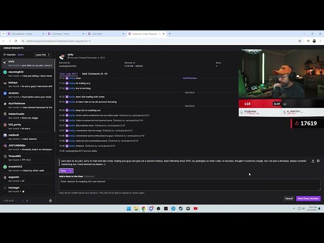 Nadeshot and His Wife React to the Wildest Twtich Unban Requests!