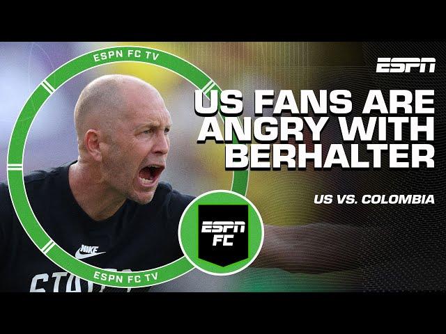 'US fans are ANGRY with Gregg Berhalter'  - Sebastian Salazar's REACTION to USMNT's loss | ESPN FC