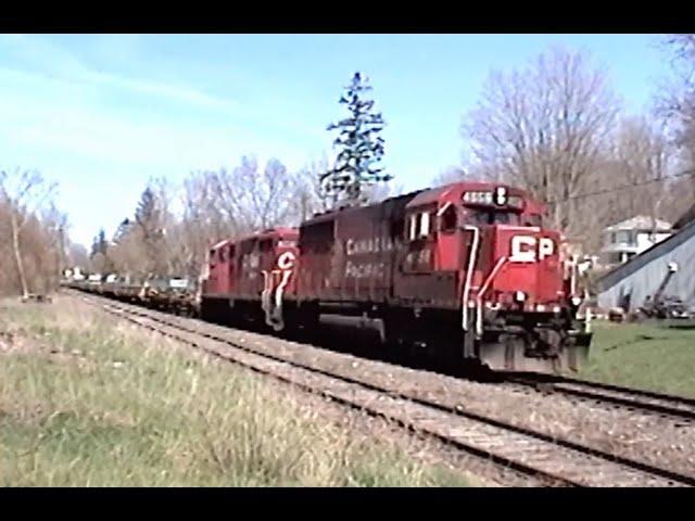 Southern Ontario Railroading in 2003 Part 2: CN's Dundas Sub, CP's Galt Sub, & OSR's St Thomas Sub.