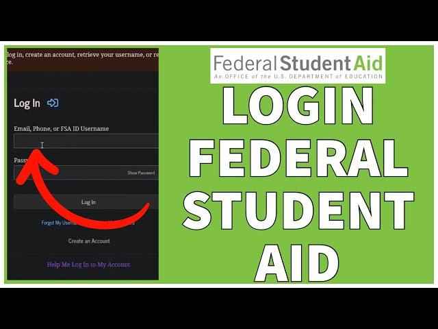 FAFSA Login (2023) | Studentaid.gov Login | Federal Student Aid Account Sign In