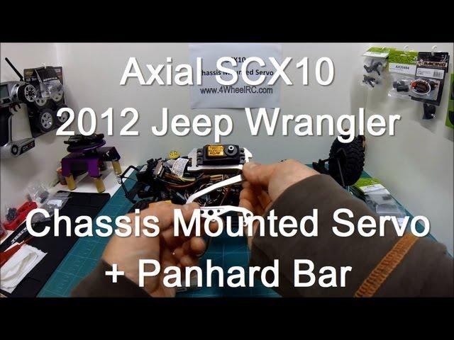 SCX10 Rubicon Pt7: Chassis Mounted Servo & Panhard Bar.