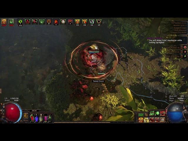 NATURES RESILIENCE PROPHECY Gameplay in PATH OF EXILE