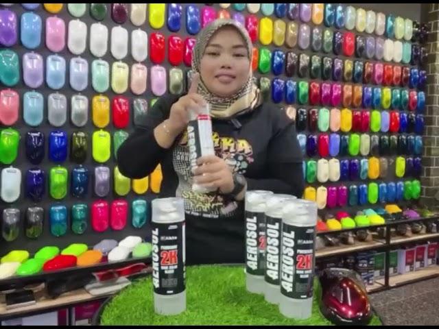 Aikka 2K High Solid Clearcoat Aerosol Cans. Spray Tin 2k. Malaysia