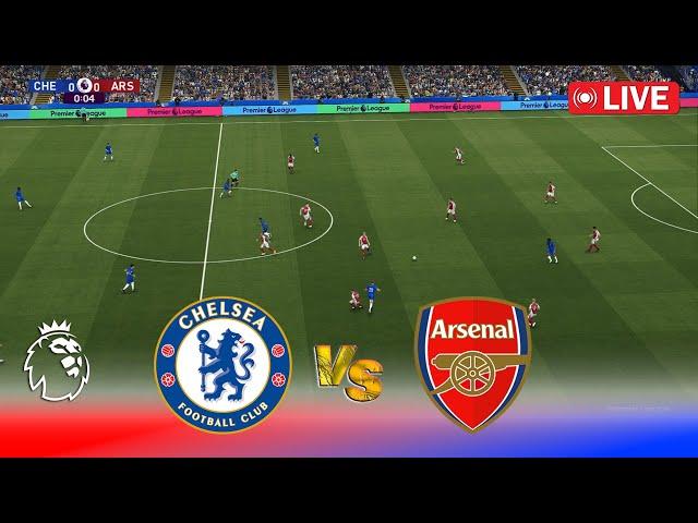 LIVE : CHELSEA vs ARSENAL - Premier League 2024 | EPL Match Live Stream | PES Game Simulation