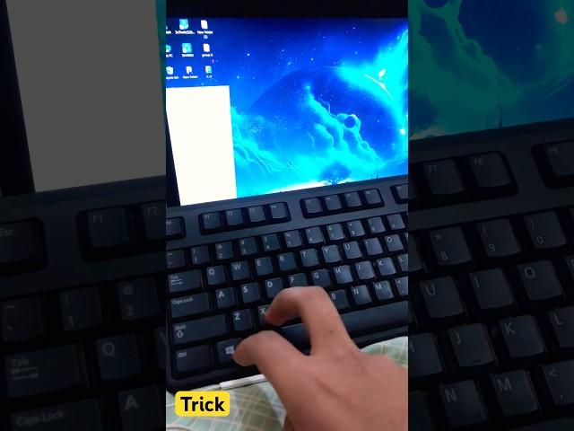 Trick you should know ️restart pc #shorts #restart #typing #windows #asmr