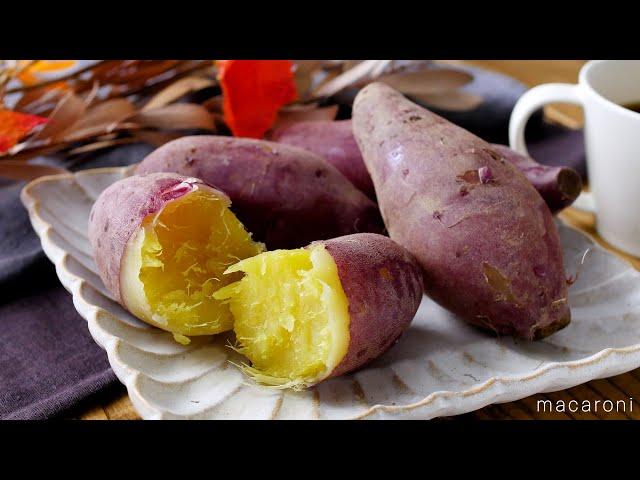 [Roasted sweet potato made with a rice cooker] No oven required! Sticky sweet baked potato recipe 