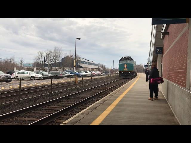 VIA Rail Train Arrives In Cobourg