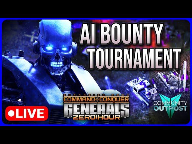 $160 AI Bounty Hunt Tournament - Can I Beat This Crazy New AI? | C&C Generals Zero Hour