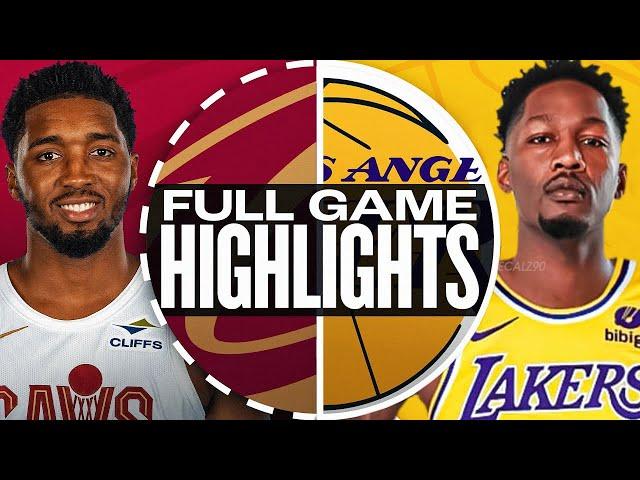 LAKERS vs CAVALIERS FULL GAME HIGHLIGHTS DECEMBER 31, 2024 NBA FULL GAME HIGHLIGHTS TODAY 2K25