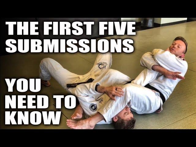 The First Five Submissions You Need To Know | Jiu-Jitsu Basics