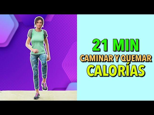 21 Minutos de Caminata Para Quemar Calorías - Ejercicio en casa