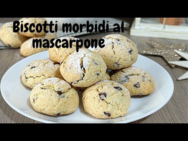 Biscotti morbidi al mascarpone | Divertirsi in cucina