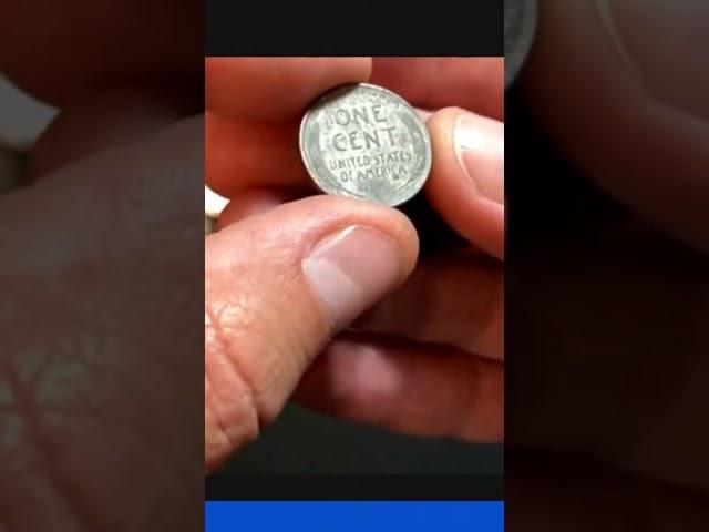 1943 Steel Cent Found Coin Roll Hunting