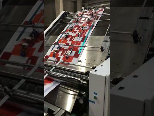 automatic medium speed automatic flute laminating machine