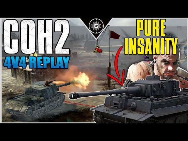 Tiger Insanity | 4v4 Nordwind | CoH2 Cast #189