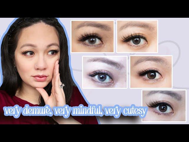 very demure, very mindful contact lens #olens |close up shots+review