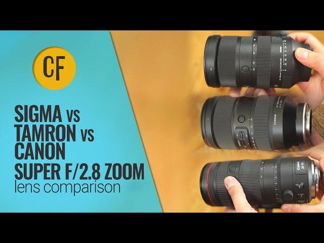 F/2.8 Super zoom battle: Sigma 28-105mm vs Tamron 35-150mm vs Canon 24-105mm