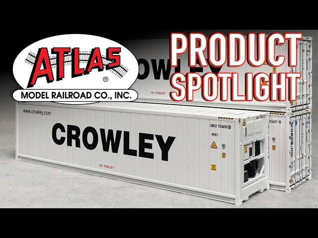 HO Scale 40' Intermodal Refrigerated Containers Atlas Product Spotlight