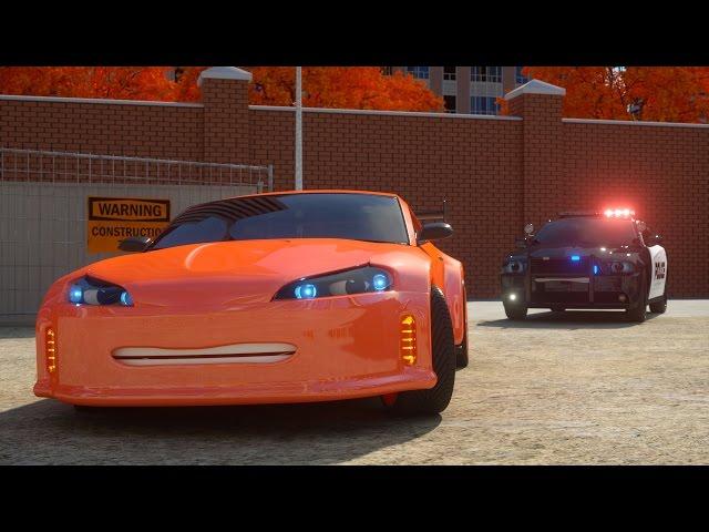 Catching Zack the Race Car - Sergeant Cooper the Police Car 2 | Police Chase Videos For Children