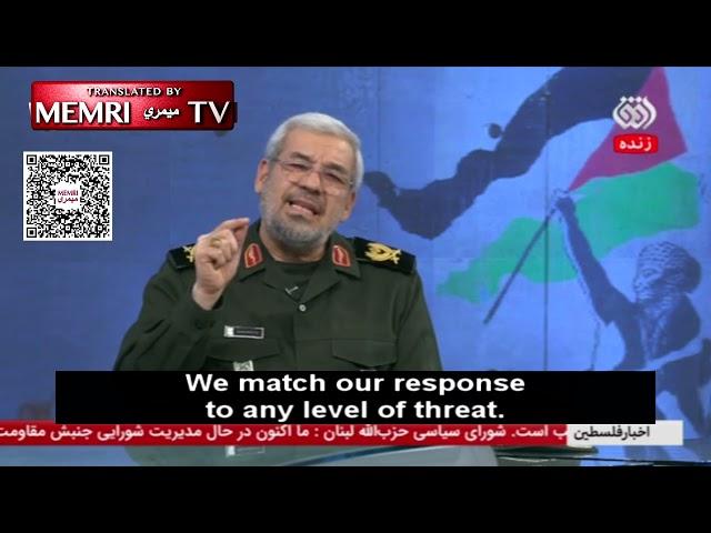 Senior IRGC Commander After Oct.1 Missile Attack on Israel: We Can Strike Anywhere We Want in Israel