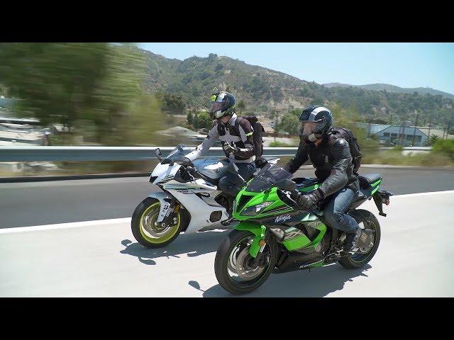 Sportbike vs. Naked Bike: ZX-6R vs. YZF-R6 & Z900 vs. FZ-09 — ON TWO WHEELS