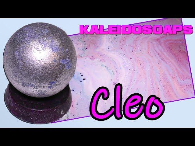 Kaleidosoaps CLEO Crystal Ball Bath Bomb Melt Demo & Review 