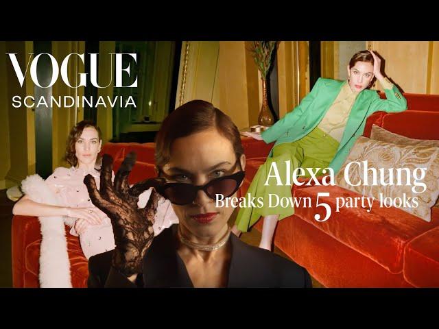 Alexa Chung Breaks Down 5 Party Looks