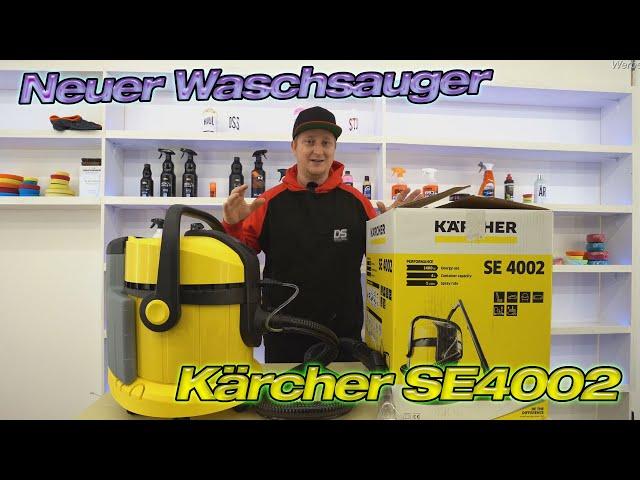 Kärcher SE 4002 Waschsauger im ersten Test - Funktionen und Lieferumfang Fußraum reinigen