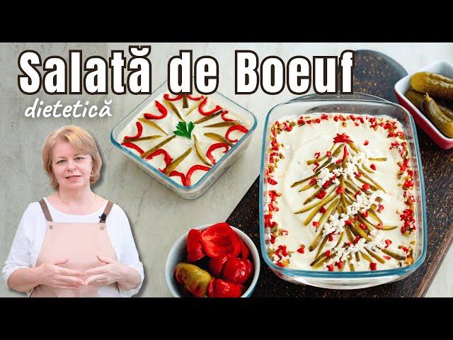 Mănânci Fără Griji de Crăciun!  Salată de Boeuf Light cu Maioneză Dietetică și Legume Echilibrate