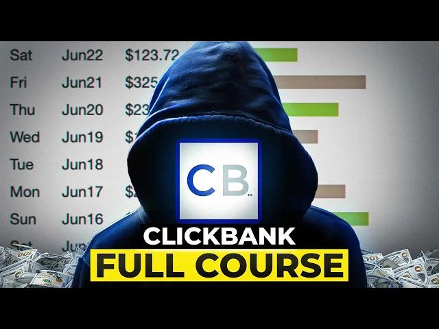 Complete ClickBank Tutorial For Beginners 2024 - How to Start Affiliate Marketing (Step-By-Step)