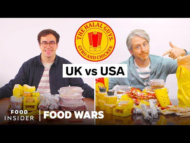 US vs UK Halal Guys | Food Wars