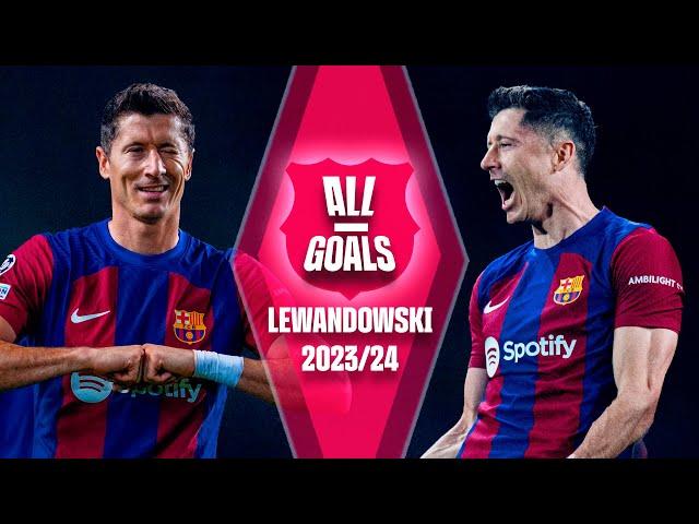  ALL of LEWANDOWSKI's GOALS with FC BARCELONA | 2023-24 SEASON 