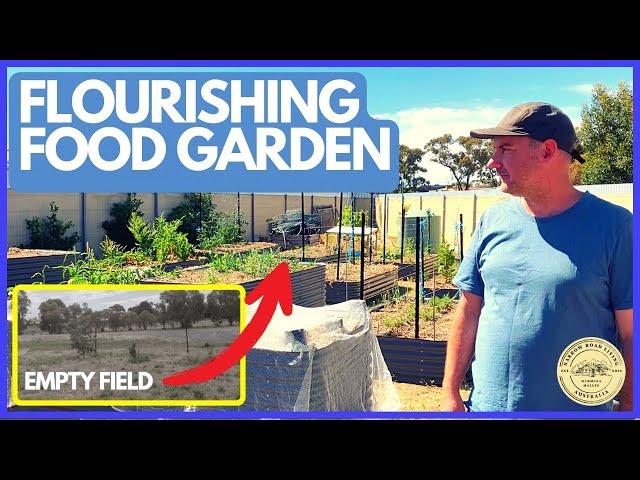 Empty Field to Flourishing Food Garden - Permaculture Transformation!