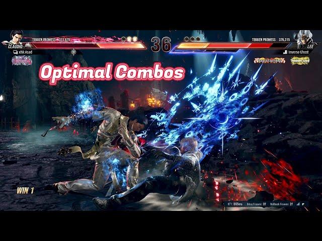 Claudio's Stylish + Optimal Combos In Real Matches