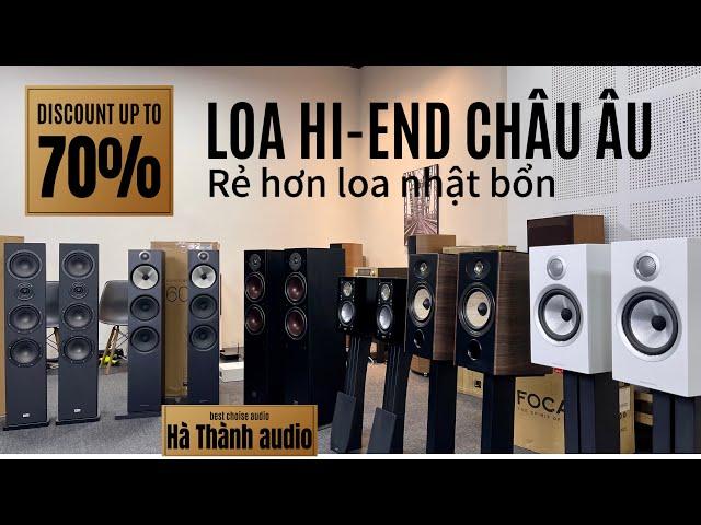 10 Cặp Loa Hi end Châu Âu Giá Tốt Nhất | Elac bs 243 | Foca aria 906 | B&W 706s2 | Piega class 3.0